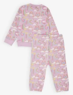 STELLA MCCARTNEY Graphic-print Organic-cotton Tracksuit 6-36 Months