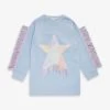 STELLA MCCARTNEY Star-shaped Panel Tassel Cotton-jersey Dress 2-10 Years