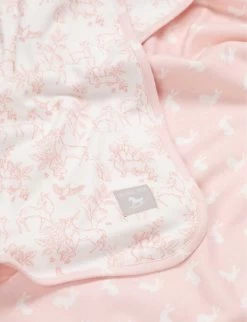 Tlt Bg Bunny Aop Blanket 8 Tlt Bg Bunny Aop Blanket -Kid Couture R04147091 PINK ALT03