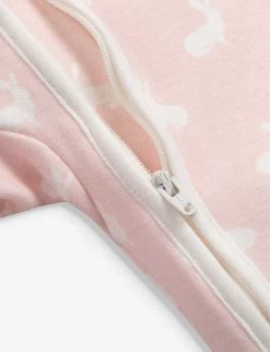 Hare-print Cotton Romper 0-12 Months -Kid Couture R04147092 PINK ALT03