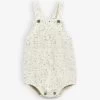 Ribbed-trim Button-detail Cotton-knit Body 0-24 Months