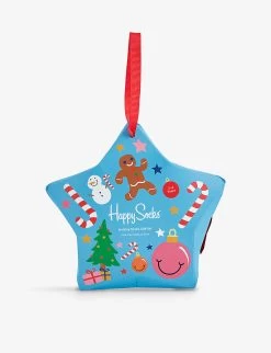 Happy Socks Holiday Gift Set Pack Of Two Stretch-cotton Blend Socks 1-9 Years