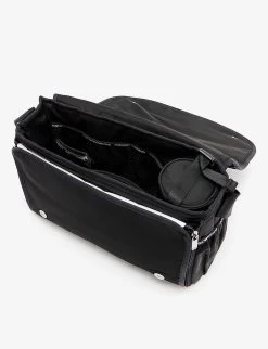 Emporio Armani Brand-badge Shoulder-strap Shell Baby Changing Bag -Kid Couture R04148260 NERO ALT03