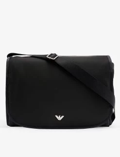 Emporio Armani Brand-badge Shoulder-strap Shell Baby Changing Bag