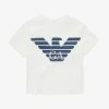 Emporio Armani Logo-embroidery Short-sleeve Cotton T-shirt 6-36 Months