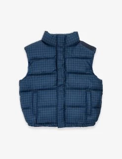 Emporio Armani Funnel-neck Regular-fit Shell Gilet 6-12 Years
