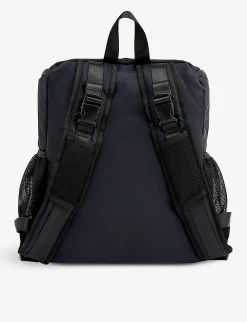 Emporio Armani Brand-print Shell Changing Bag 6 Emporio Armani Brand-print Shell Changing Bag -Kid Couture R04148293 BLUNAVY ALT02