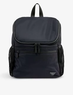 Emporio Armani Brand-print Shell Changing Bag