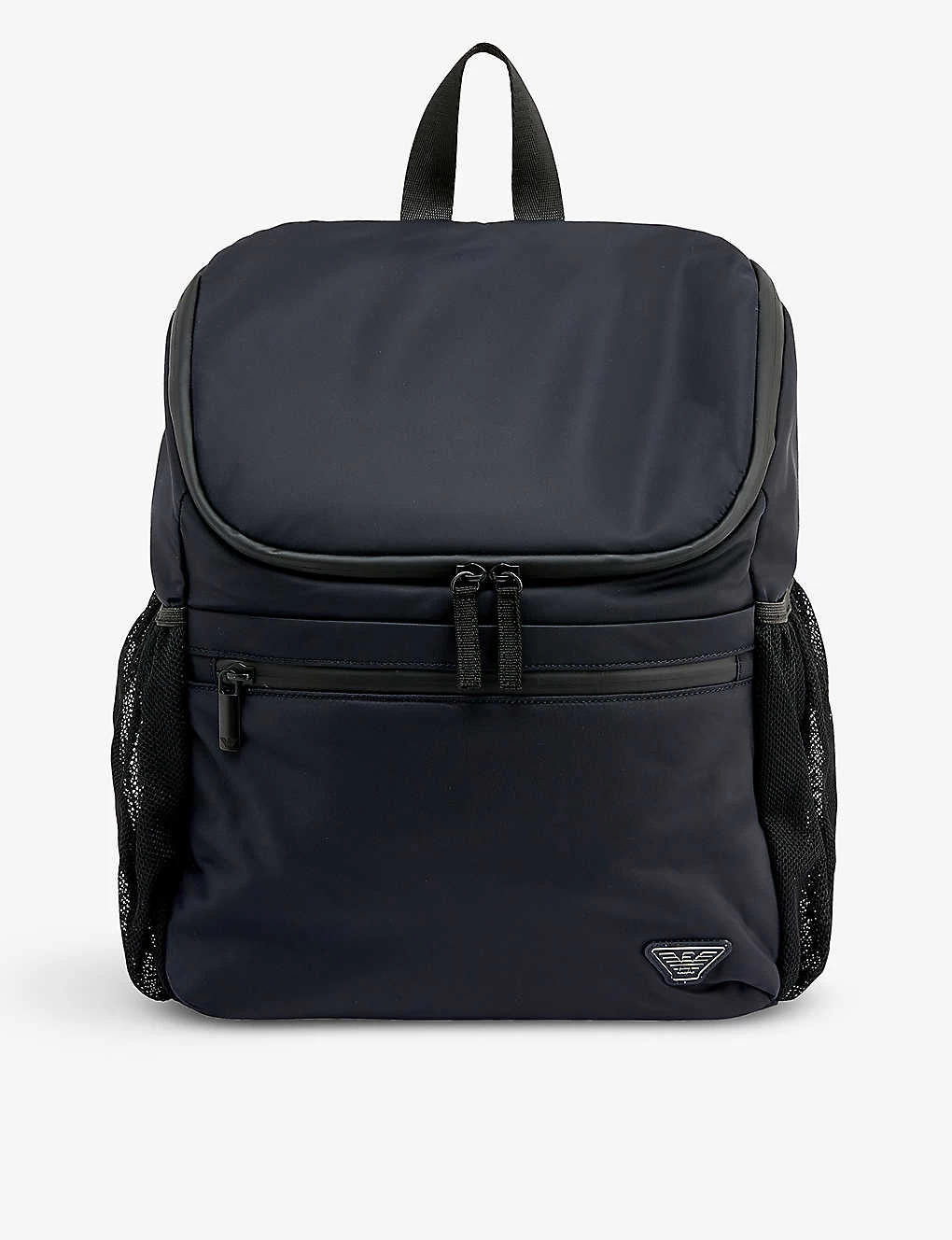 Emporio Armani Brand-print Shell Changing Bag 1 Emporio Armani Brand-print Shell Changing Bag