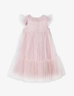 Penelope Tulle Dress 4-11 Years -Kid Couture R04148903 PORCELAINPINK ALT02