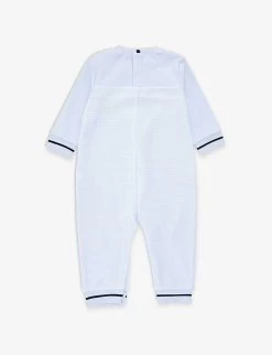 Boss Logo-print Cotton-blend Onesie 1-12 Months 5 Boss Logo-print Cotton-blend Onesie 1-12 Months -Kid Couture R04150742 PALEBLUE ALT02