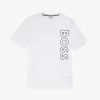 Boss Logo-print Short-sleeved Cotton-jersey T-shirt 4-16 Years