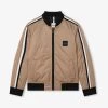 Boss Logo-patch Side-stripe Woven Bomber Jacket 10-16 Years