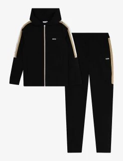Boss Contrasting-stripe Stretch-nylon Tracksuit 4-16 Years