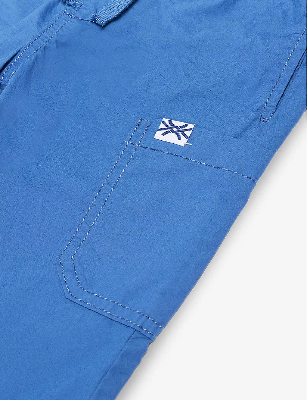 Benetton Brand-tab Elasticated-waist Cotton-poplin Trousers 3-6 Years 2 Benetton Brand-tab Elasticated-waist Cotton-poplin Trousers 3-6 Years - Image 2