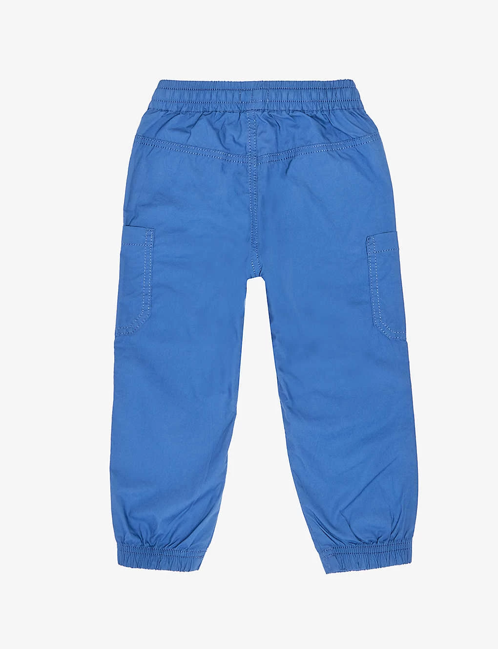 Benetton Brand-tab Elasticated-waist Cotton-poplin Trousers 3-6 Years 3 Benetton Brand-tab Elasticated-waist Cotton-poplin Trousers 3-6 Years - Image 3