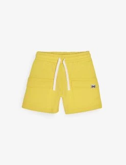 Benetton Brand-tab Elasticated-waist Cotton-jersey Shorts 3-6 Years