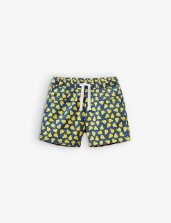 Kid Couture 48 Benetton Pear-print Elasticated-waist Cotton Shorts 1-6 Years