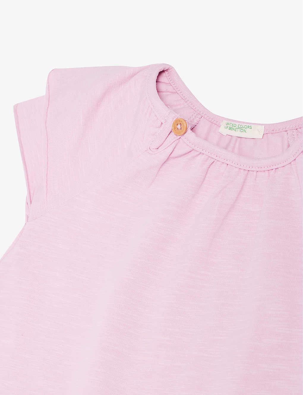 Benetton Embellished-hem A-line Stretch-cotton Dress 1-18 Months 2 Benetton Embellished-hem A-line Stretch-cotton Dress 1-18 Months - Image 2