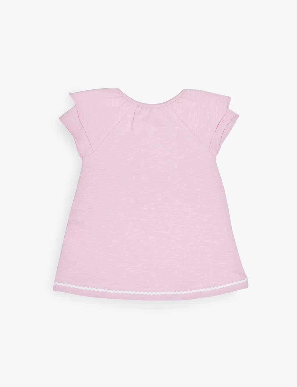 Benetton Embellished-hem A-line Stretch-cotton Dress 1-18 Months 3 Benetton Embellished-hem A-line Stretch-cotton Dress 1-18 Months - Image 3