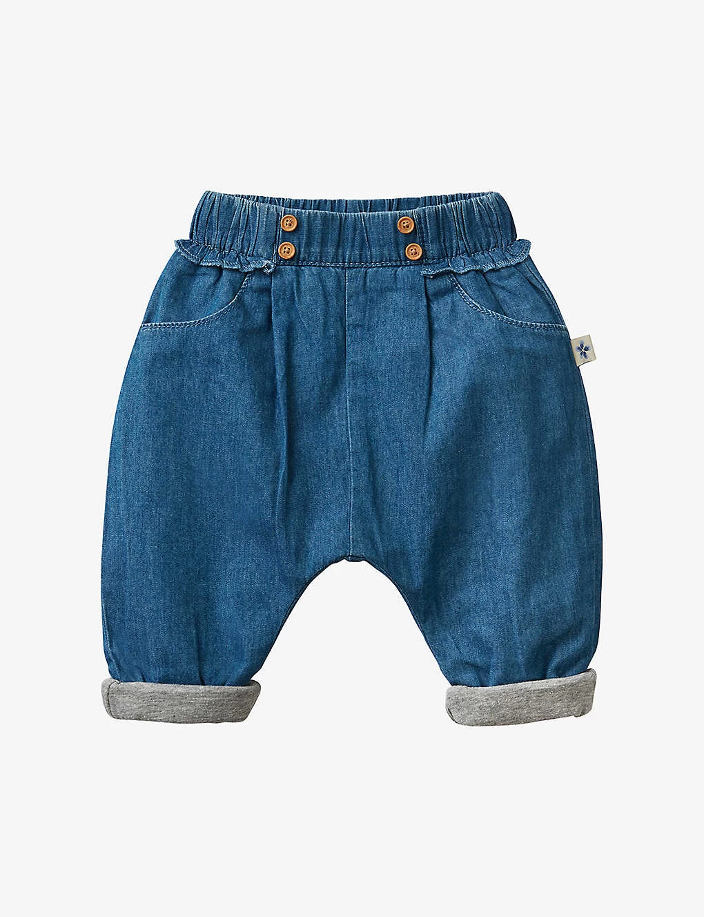 Benetton Elasticated-waist Turn-up Hem Stretch-cotton Trousers 1-18 Months 1 Benetton Elasticated-waist Turn-up Hem Stretch-cotton Trousers 1-18 Months