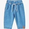Benetton Elasticated-waist Rope-fastening Jeans 1-18 Months