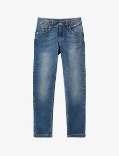 Benetton Slim-fit Mid-rise Stretch-denim Jeans 6-14 Years