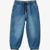 Benetton Elasticated-waist Drawstring Stretch-denim Jeans 1-6 Years