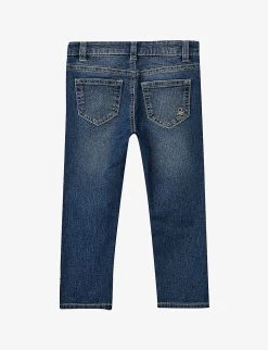 Benetton Regular-fit Straight-leg Stretch-denim Jeans 1-6 Years -Kid Couture R04151607 BLUEDENIM ALT02