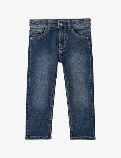Benetton Regular-fit Straight-leg Stretch-denim Jeans 1-6 Years