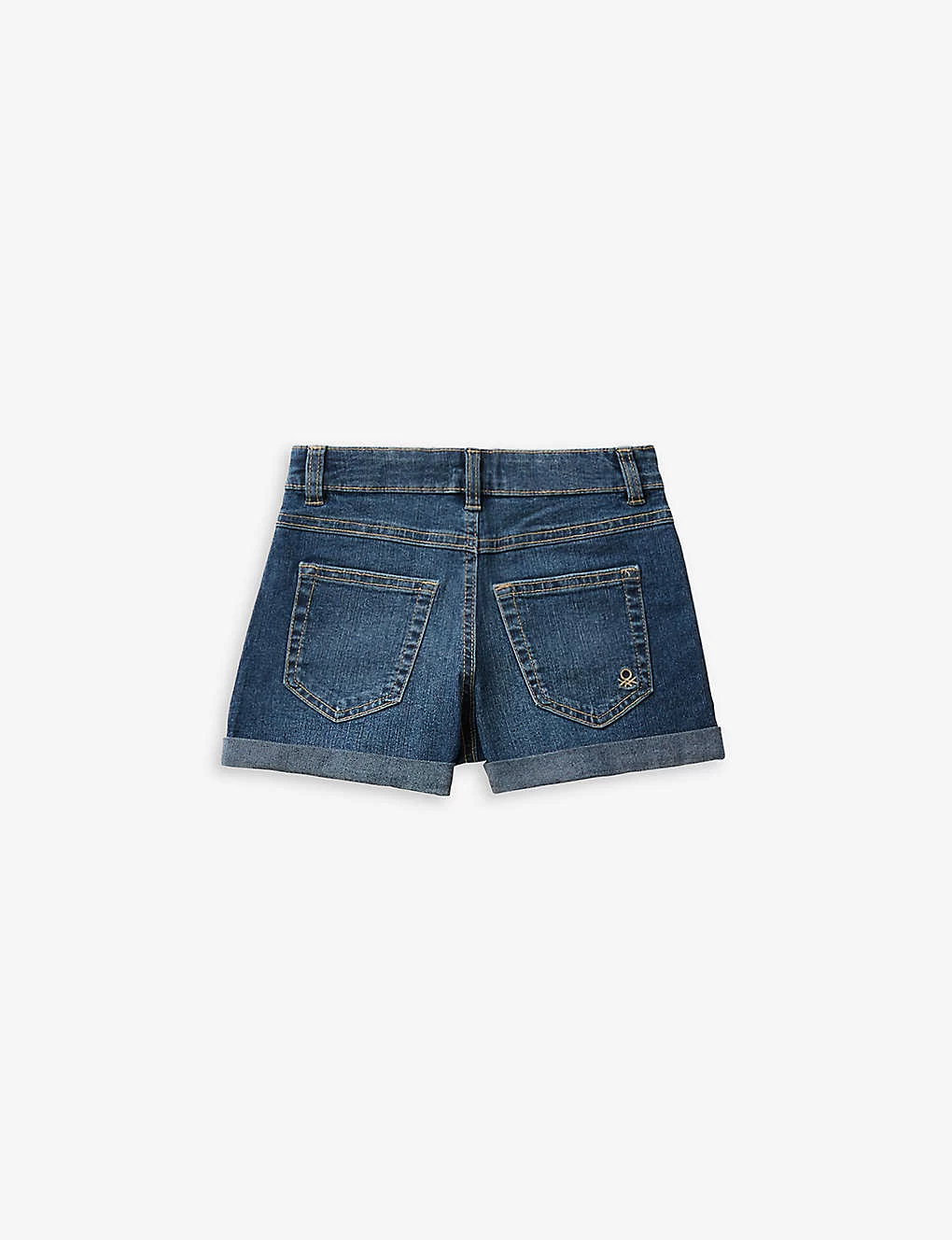 Benetton Folded-hem Stretch-denim Shorts 6-14 Years 3 Benetton Folded-hem Stretch-denim Shorts 6-14 Years - Image 3