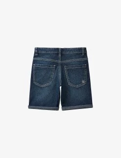 Benetton Five-pocket Regular-fit Stretch-denim Shorts 6-14 Years 5 Benetton Five-pocket Regular-fit Stretch-denim Shorts 6-14 Years -Kid Couture R04151614 BLUEDENIM ALT02