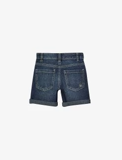 Benetton Five-pocket Regular-fit Stretch-denim Shorts 1-6 Years -Kid Couture R04151615 BLUEDENIM ALT02