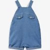 Benetton Pocket-detail Soft-feel Stretch-denim Dungarees 1-18 Months