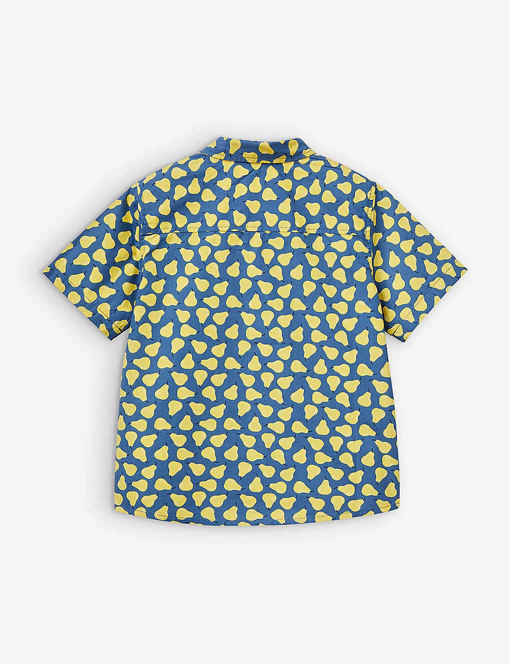 Benetton Pear-print Short-sleeved Cotton-poplin Shirt 1-6 Years 2 Benetton Pear-print Short-sleeved Cotton-poplin Shirt 1-6 Years - Image 2