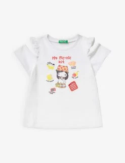 Benetton Graphic-print Short-sleeve Cotton T-shirt 1-6 Years