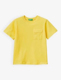 Benetton Pocket Detail Cotton-jersey T-shirt 1-6 Years