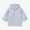 Benetton Logo-embroidered Quilted Woven Jacket 1-18 Months