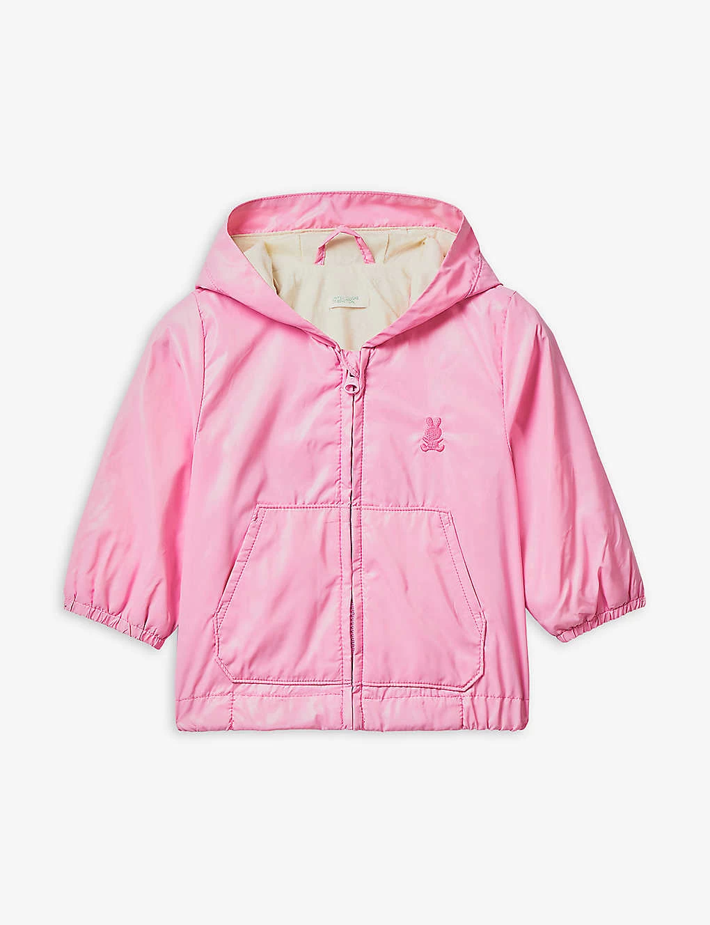 Benetton Logo-embroidered Hooded Nylon Jacket 1-18 Months 1 Benetton Logo-embroidered Hooded Nylon Jacket 1-18 Months