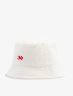 Benetton Logo-embroidered Wide-brim Cotton Bucket Hat 6-14 Years