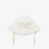 Benetton Frilled-brim Chin-strap Cotton Sun Hat 1-5 Years