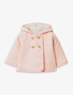 Benetton Hooded Double-breasted Cotton Coat 1-18 Months