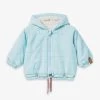 Benetton Hooded Striped Padded Cotton Coat 1-18 Months