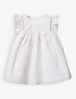Benetton Ruffle-trim Stretch-cotton Dress 1-18 Months
