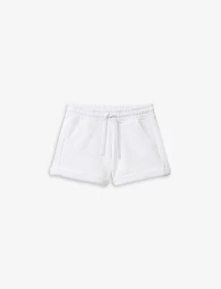 Benetton Logo-embroidered Cotton-jersey Shorts 6-14 Years