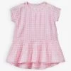 Benetton Gingham Cotton Dress 1-18 Months