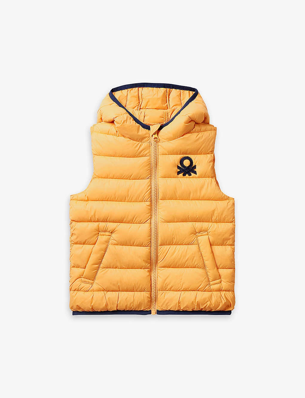 Benetton Logo-embroidered Padded Shell Gilet 12 Months-6 Years 1 Benetton Logo-embroidered Padded Shell Gilet 12 Months-6 Years
