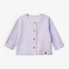 Benetton Round-neck Logo-tab Jersey Cardigan 1-18 Months