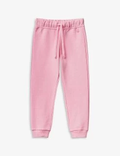 Benetton Logo-embroidered Cotton-jersey Jogging Bottoms 1-6 Years