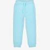 Benetton Logo-print Tapered-leg Mid-rise Cotton-blend Jogging Bottoms 6-14 Years